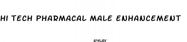 hi tech pharmacal male enhancement
