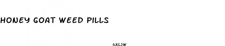 honey goat weed pills