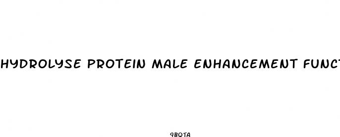 hydrolyse protein male enhancement function ncbi