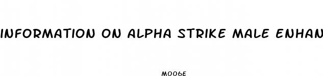 information on alpha strike male enhancement