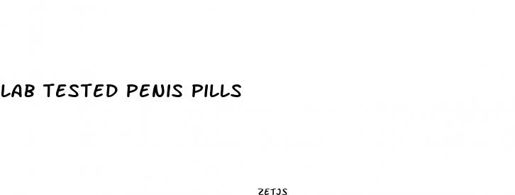 lab tested penis pills