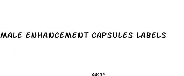 male enhancement capsules labels