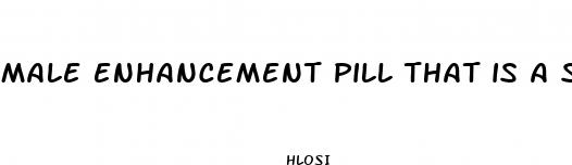 male enhancement pill that is a solid white capsule