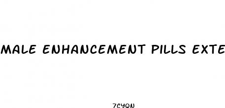 male enhancement pills extenze side effects
