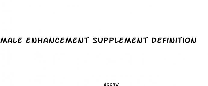 male enhancement supplement definition