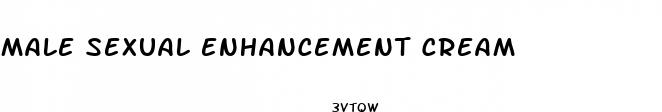 male sexual enhancement cream