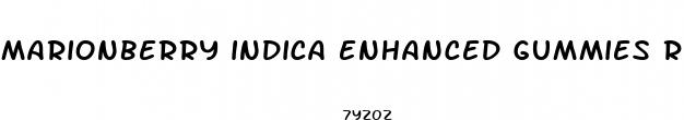 marionberry indica enhanced gummies review