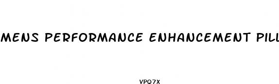 mens performance enhancement pills