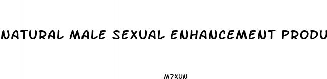 natural male sexual enhancement products