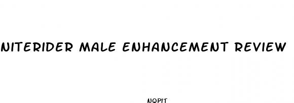 niterider male enhancement review