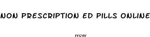 non prescription ed pills online