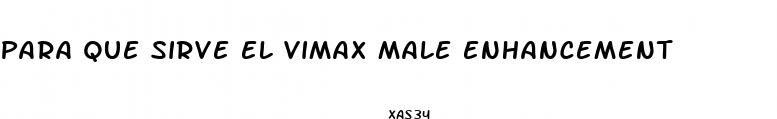 para que sirve el vimax male enhancement