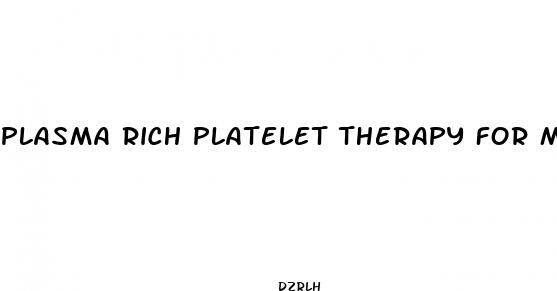 plasma rich platelet therapy for male enhancement bergen county