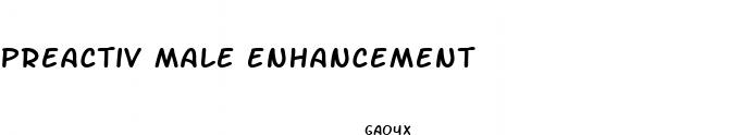 preactiv male enhancement