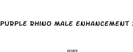 purple rhino male enhancement solution