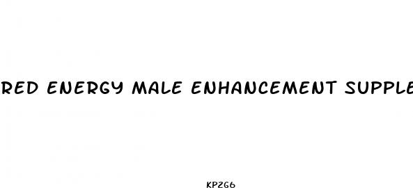 red energy male enhancement supplement sams club