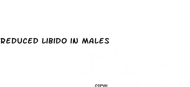 reduced libido in males