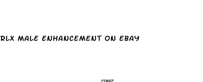 rlx male enhancement on ebay