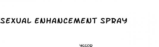 sexual enhancement spray