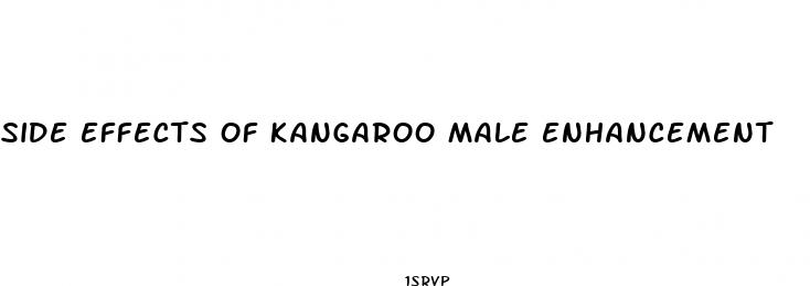 side effects of kangaroo male enhancement