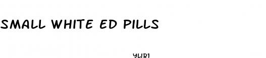 small white ed pills