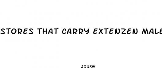 stores that carry extenzen male enhancement pills