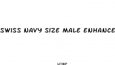 swiss navy size male enhancement work