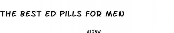 the best ed pills for men