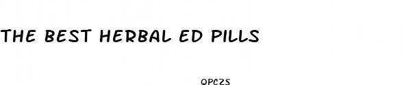 the best herbal ed pills