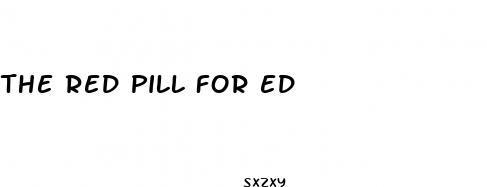 the red pill for ed