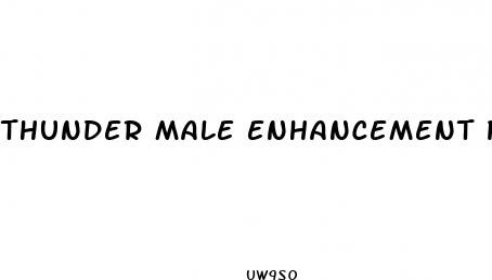 thunder male enhancement pills reviews