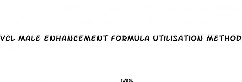 vcl male enhancement formula utilisation methode