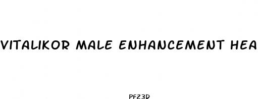 vitalikor male enhancement health concern