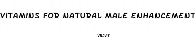 vitamins for natural male enhancement