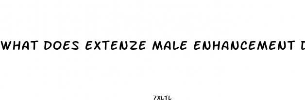 what does extenze male enhancement drink do