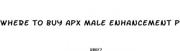 where to buy apx male enhancement pills