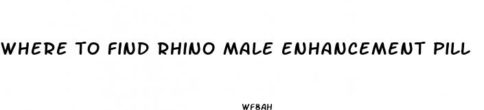 where to find rhino male enhancement pill