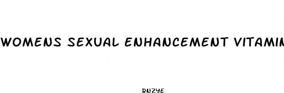 womens sexual enhancement vitamins