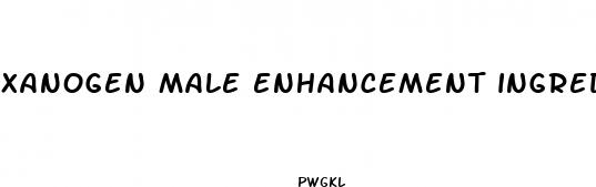 xanogen male enhancement ingredients