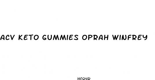 acv keto gummies oprah winfrey