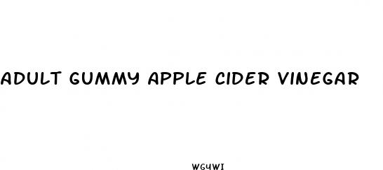 adult gummy apple cider vinegar