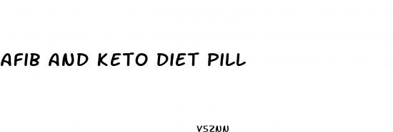 afib and keto diet pill