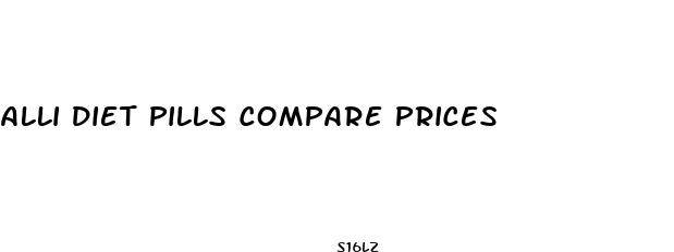 alli diet pills compare prices