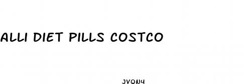 alli diet pills costco