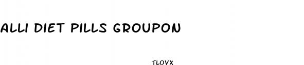 alli diet pills groupon
