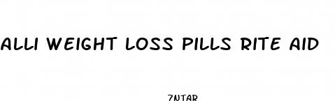 alli weight loss pills rite aid