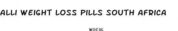 alli weight loss pills south africa