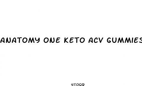 anatomy one keto acv gummies