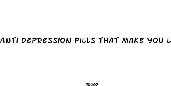 anti depression pills that make you lose weight