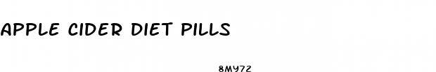 apple cider diet pills